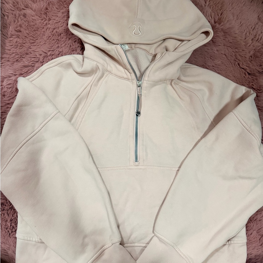 Lululemon Light Pink scuba Hoodie
